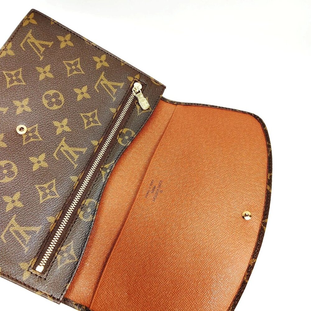 Authentic Louis Vuitton Pochette Rabat Brown Monogram Clutch Bag mn520-022826 - Picture 8 of 16
